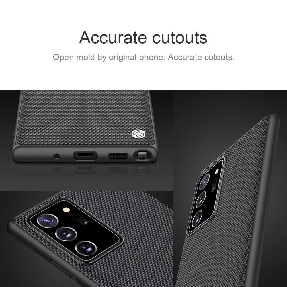 Ốp lưng vải siêu bền cho Samsung Galaxy Note 20 Ultra- Nillkin Texture chính hãng chống vân tay