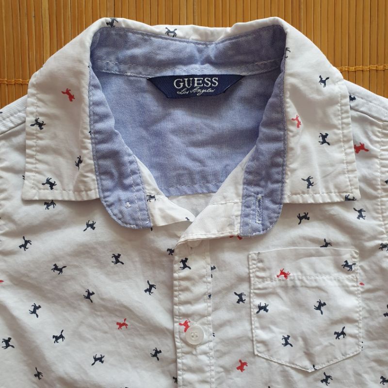 Pass Áo sơmi hãng GUESS bé trai