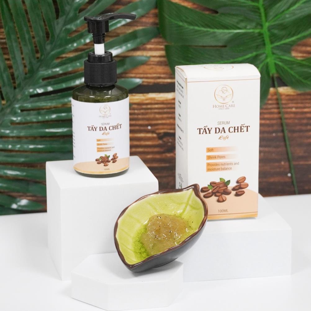Tẩy da chết từ hạt cà phê Home Care giúp sáng da, sạch tế bào chết, dưỡng da căng mịn - chai 150ml dạng gel