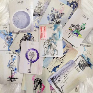 Bài SCRYING INK LENORMAND PETITE - Siêu phẩm MÀU NƯỚC đương đại