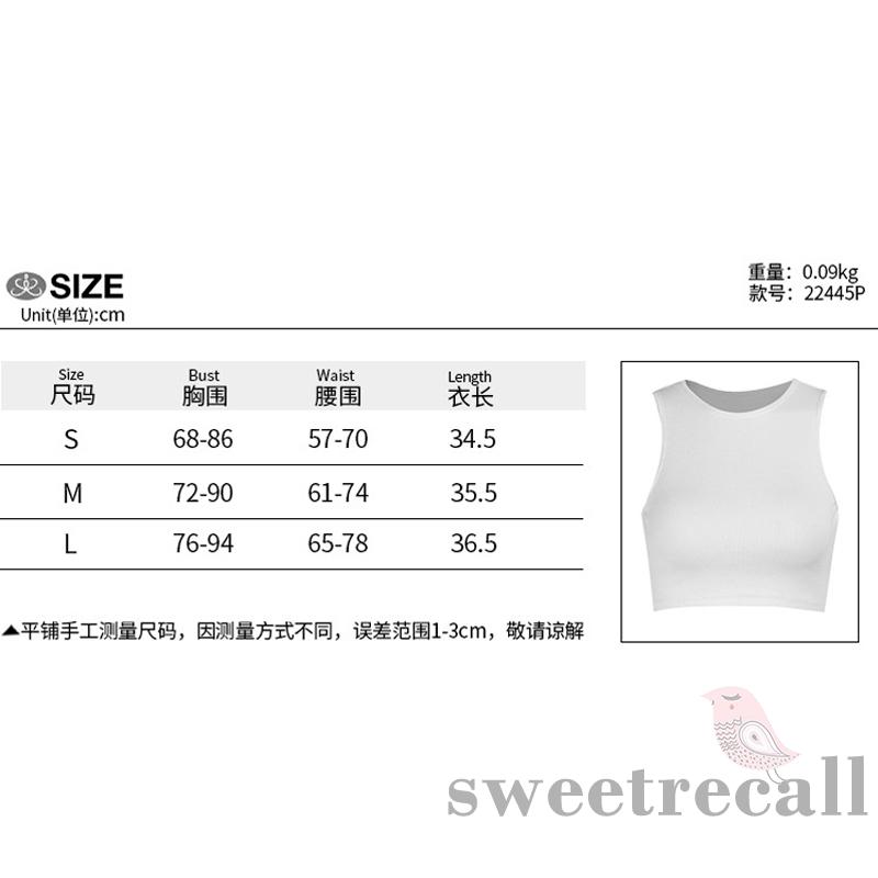 Áo Croptop Không Tay Màu Trơn Thời Trang Dành Cho Nữ | BigBuy360 - bigbuy360.vn