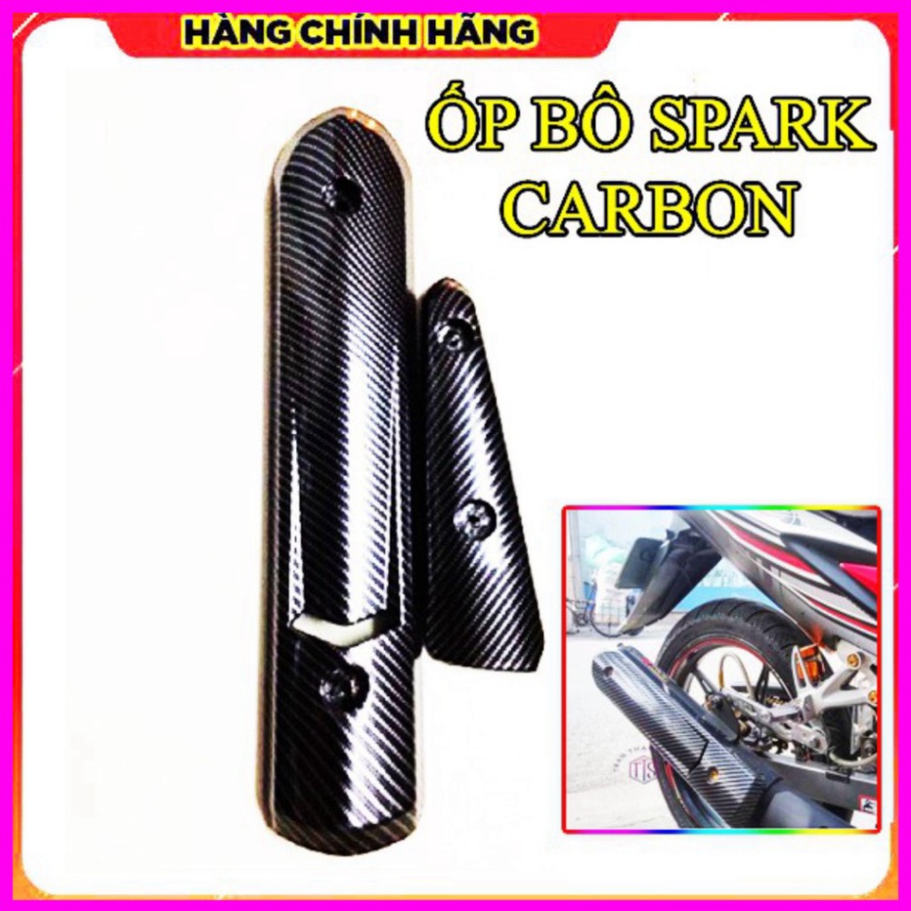 Ốp Pô Spark Vân Carbon Nhựa ABS Cao Cấp Chế Gắn Nhiều Loại Xe:  Winner V1, Winner X, Exciter, Sirius, Taurus, Jupiter