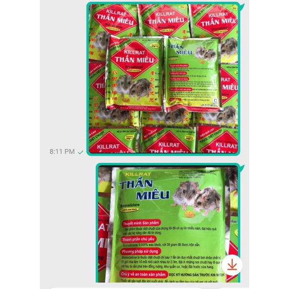 [CHẾT NHANH] THUỐC DIỆT CHUỘT THÓC GẠO TRỘN SẴN NHẬP CHẾT NHANH