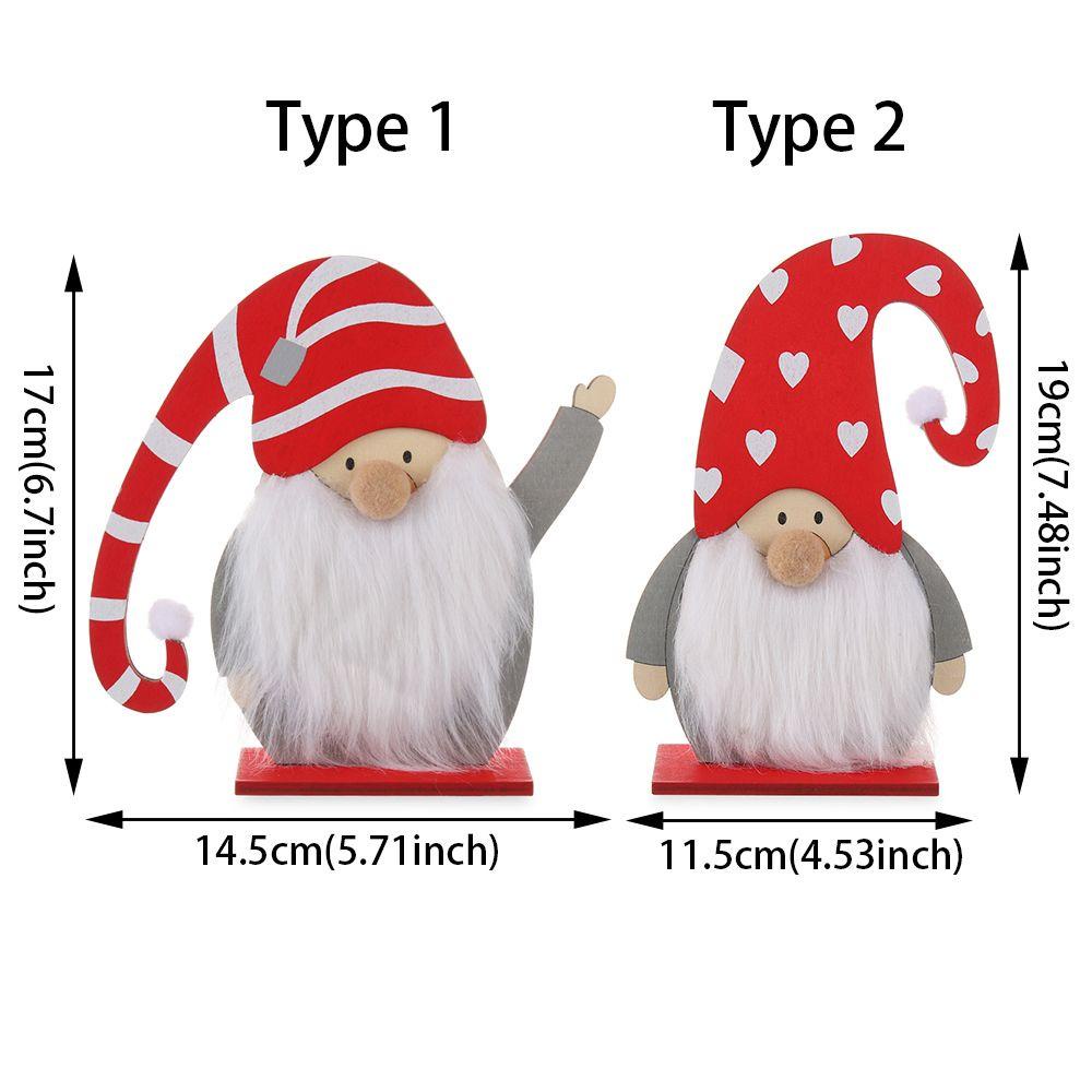 LONTIME Mũ Ông Già Noel Trang Trí Bàn Làm Việc