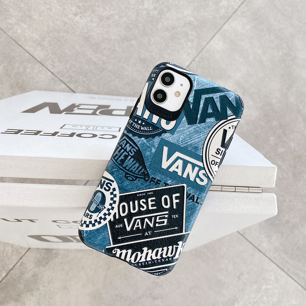 Ốp Điện Thoại Da Mềm In Logo Vans Cho iPhone 12 Pro Max / 12 Mini / 11 Pro Max / SE 2020 / X / XR / XS Max / 6 Plus / 6s Plus / 7 Plus / 8 Plus