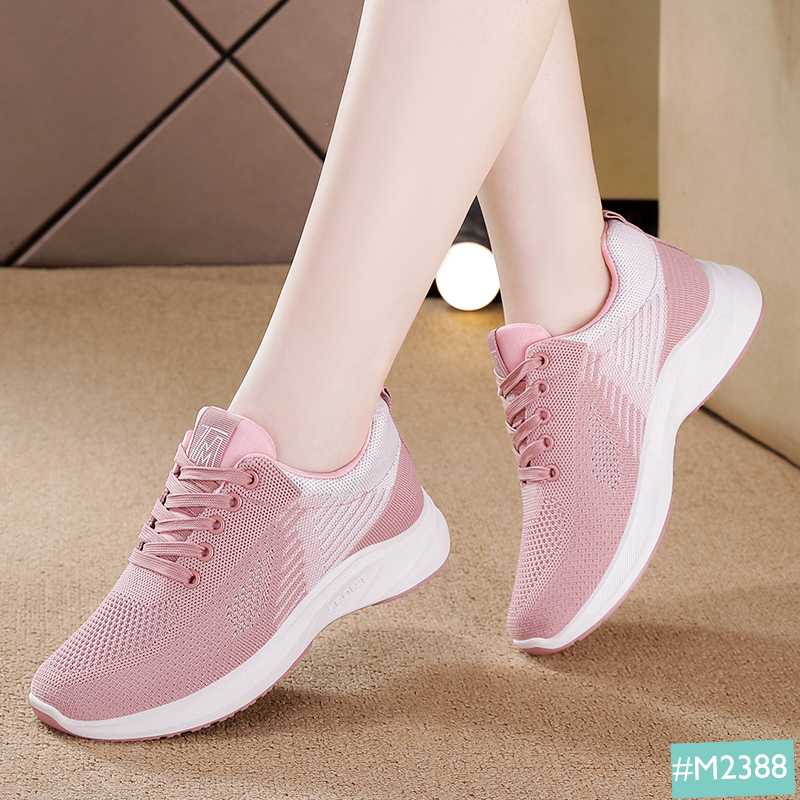 Giày Thể Thao Sneaker Nữ MINSU M2388 Thiết Kế Thời Trang Năng Động Trẻ Trung Kiểu Dáng Bata Basic Style Hàn Quốc