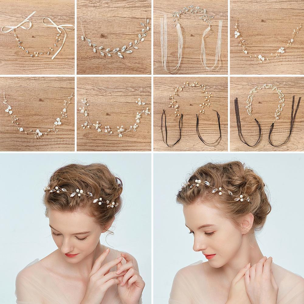 Băng Đô Cài Tóc Đính Hoa Cho Cô Dâu Ngày Cưới