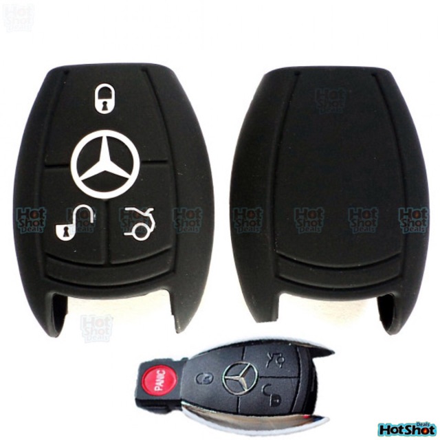 Bao silicone  bảo vệ khoá TM  smart key Mercedes 3nút
