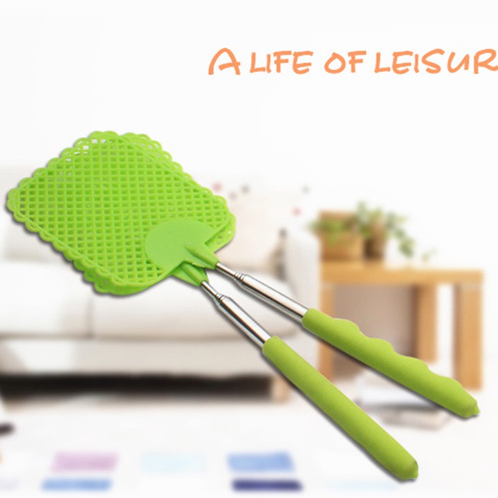 Vợt đập ruồi thu gọn thay đổi độ dài cao cấp đa năng tiện dụng đảm bảo vệ sinh thực phẩm cho gia đình F704SP3