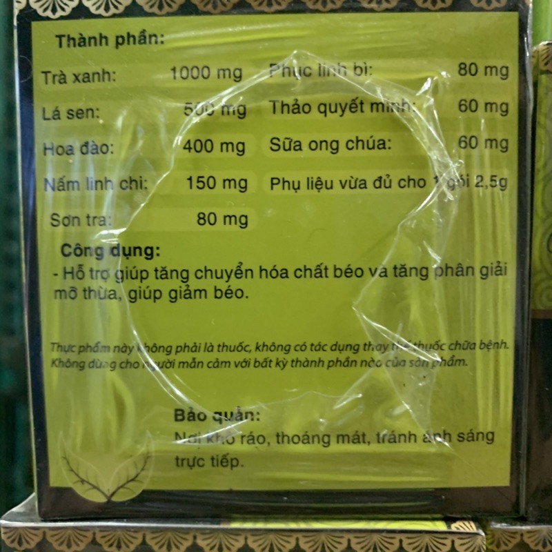 Trà Giảm Cân Đông Dược Việt ĐTĐ