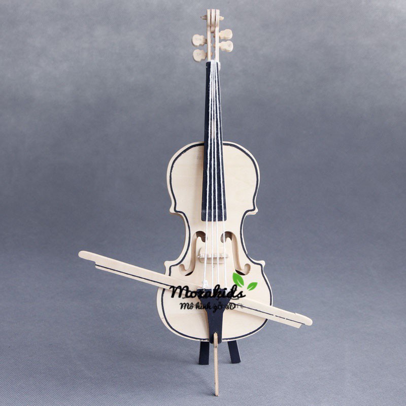 Đồ chơi lắp ráp gỗ 3D Mô hình Violin