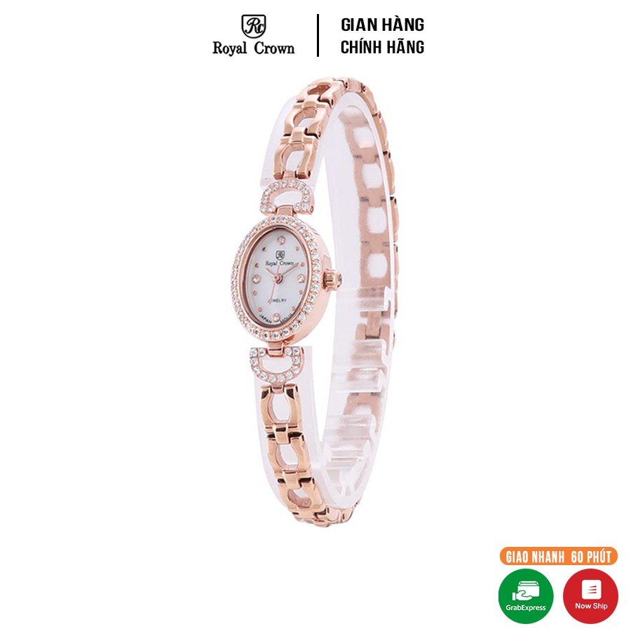 Đồng hồ nữ chính hãng Royal Crown 6537 dây thép