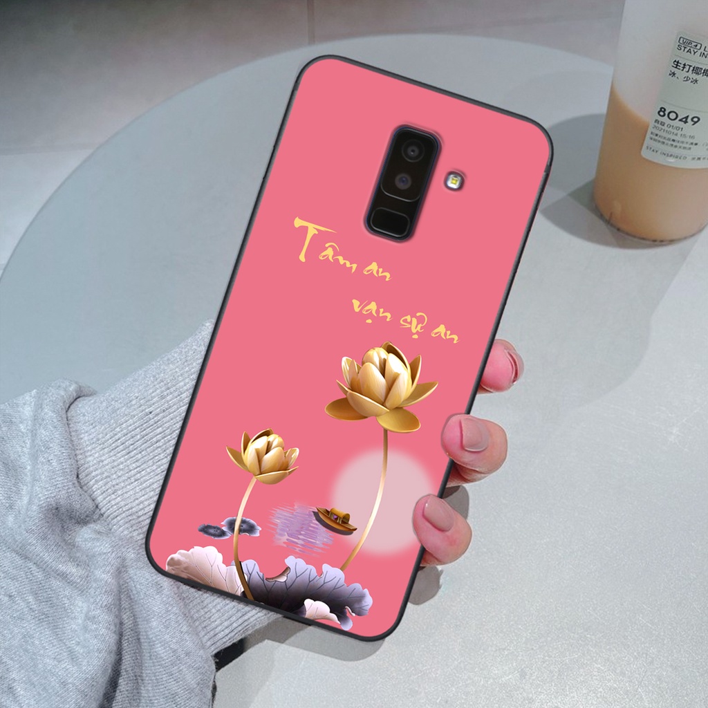 Ốp Lưng Samsung J8 in hình ốp tâm an vạn sự an, ốp lưng cao cấp chất lượng