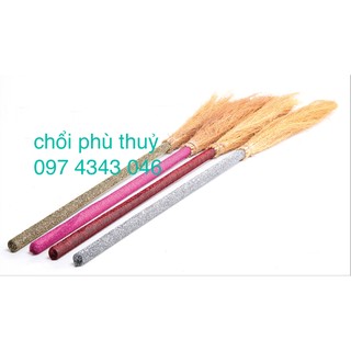 áo choàng phù thuỷ + mũ + chổi