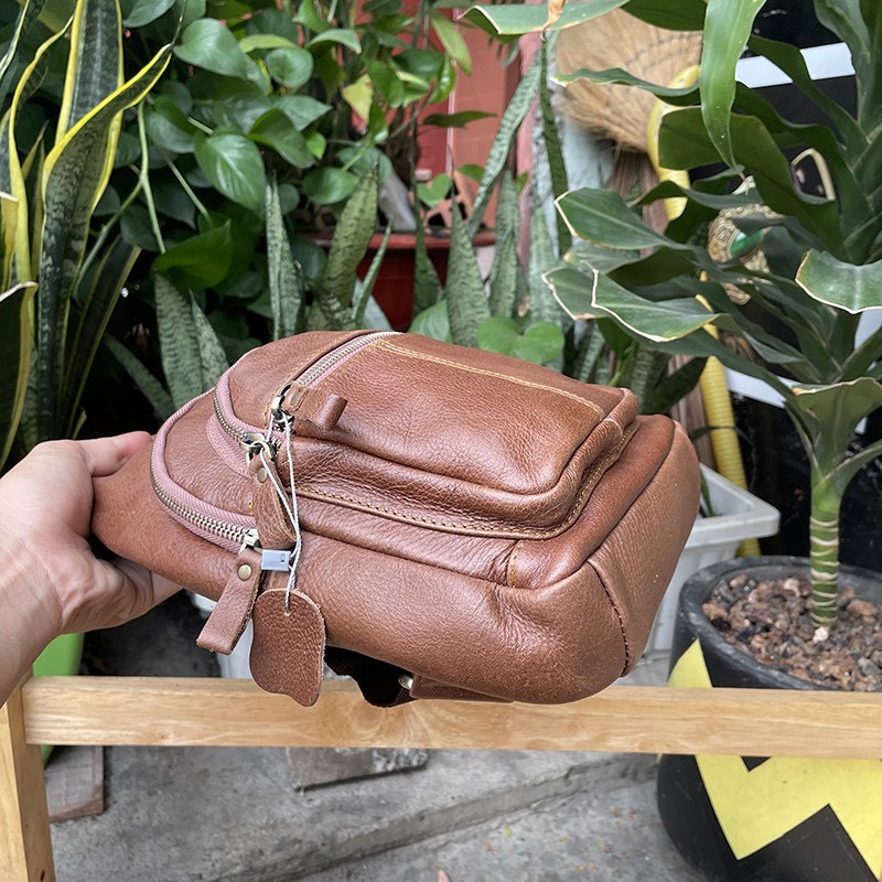 Túi đeo chéo da bò thật Da bò cao cấp CB03