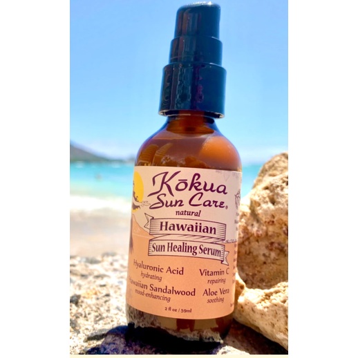 SERUM CHỐNG NẮNG TỰ NHIÊN HAWAIIAN VỚI HYALURONIC ACID, VITAMIN C, HAWAIIAN SANDALWOOD VÀ ALOE VERA kokuasuncare
