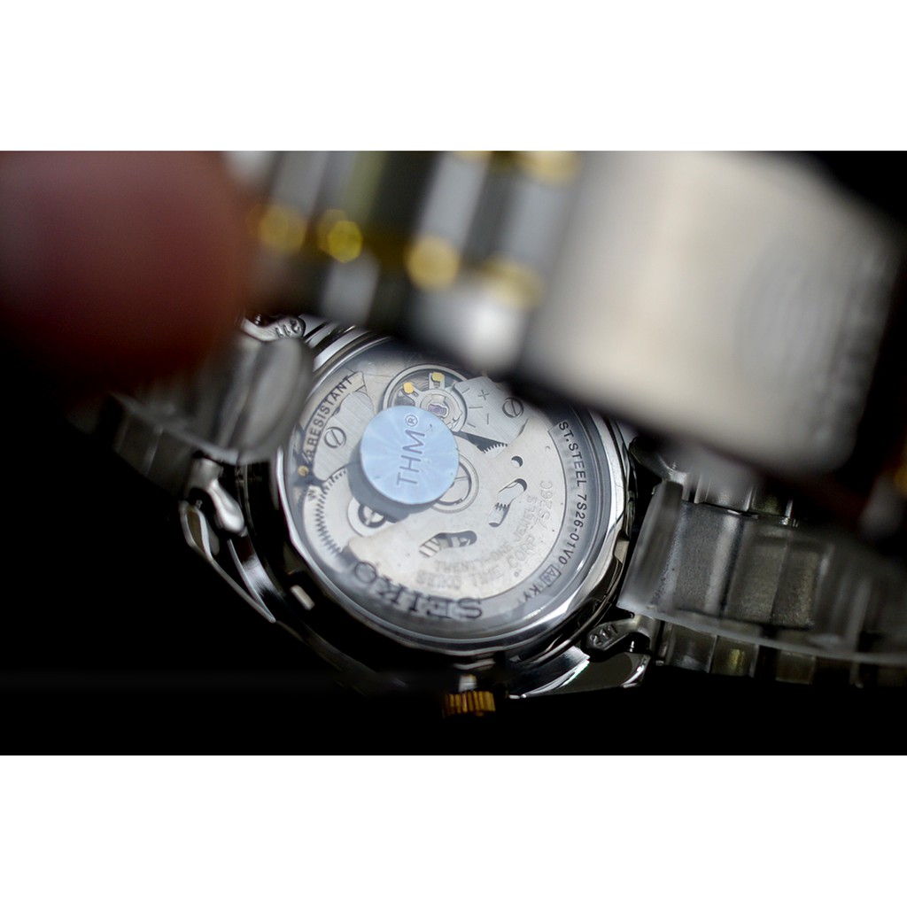 Đồng hồ nam Seiko 5 SNKL47K1S máy cơ dây thép chống rỉ, mặt kính Hardlex  , chống chầy , chống nước .