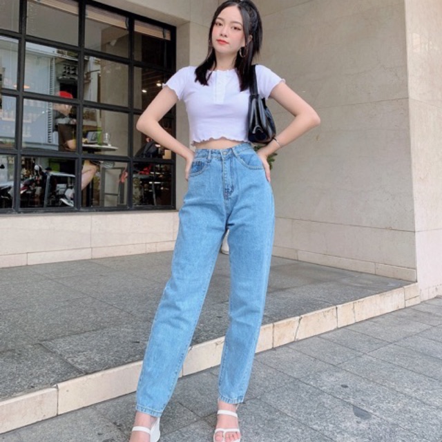 QUẦN MOM JEANS