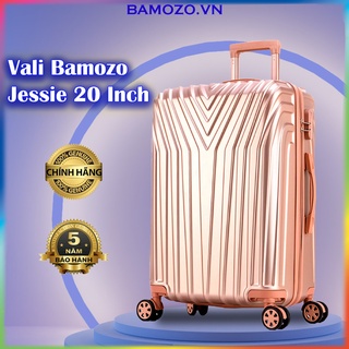 Vali Kéo Nhựa Du Lịch Size 20 Inch Cao Cấp Giá Rẻ Bền Đẹp Chống Va Đập Trầy Xước Bảo Hành 5 Năm Bamozo Jessie