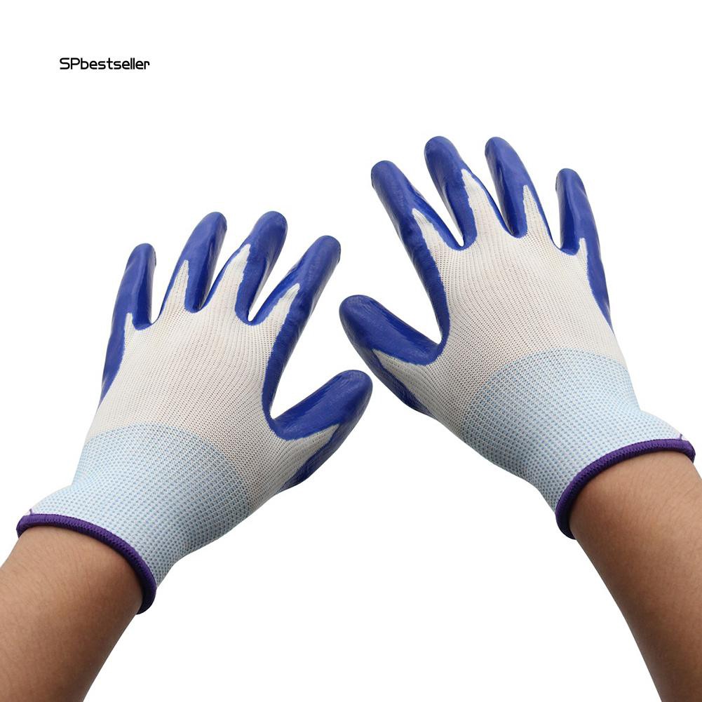 SPBS_Durable Waterproof Thorn Resistant Anti Skid Outdoor Gardening Protective Gloves