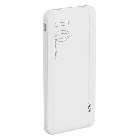 Pin sạc dự phòng AVA PB100S 10000mAh Type C/2 cổng USB - Chính hãng BH 12 tháng