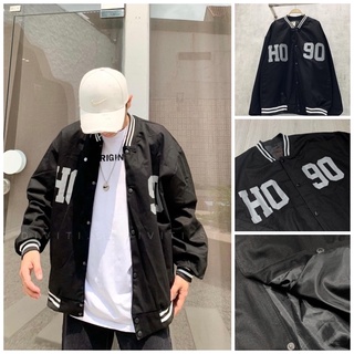 ÁO KHOÁC BOMBER 09 MÀU ĐEN