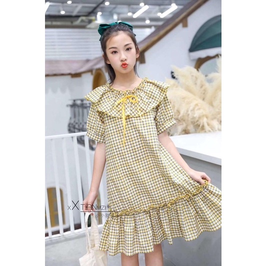 Đầm tiểu thư cao cấp bé gái