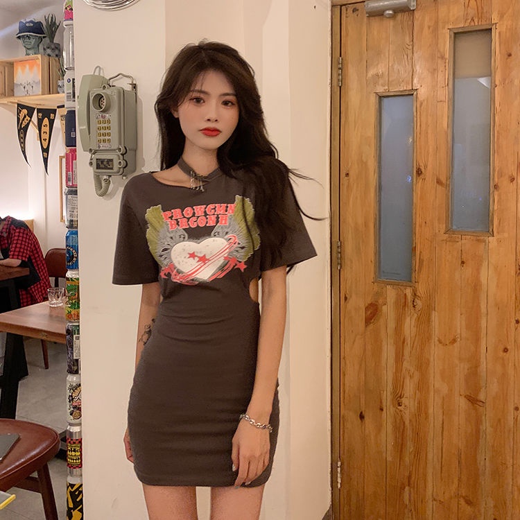 Hàng Có Sẵn Đầm Mỏng Dáng Rộng Thiết Kế Gợi Cảm Hợp Thời Trang Cho Nữ đầm nữ JL-LYQ-20