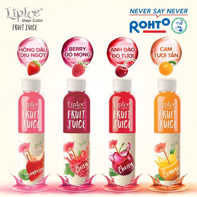 Son Dưỡng Có Màu Lipice Sheer Color Fruit Juice 4g