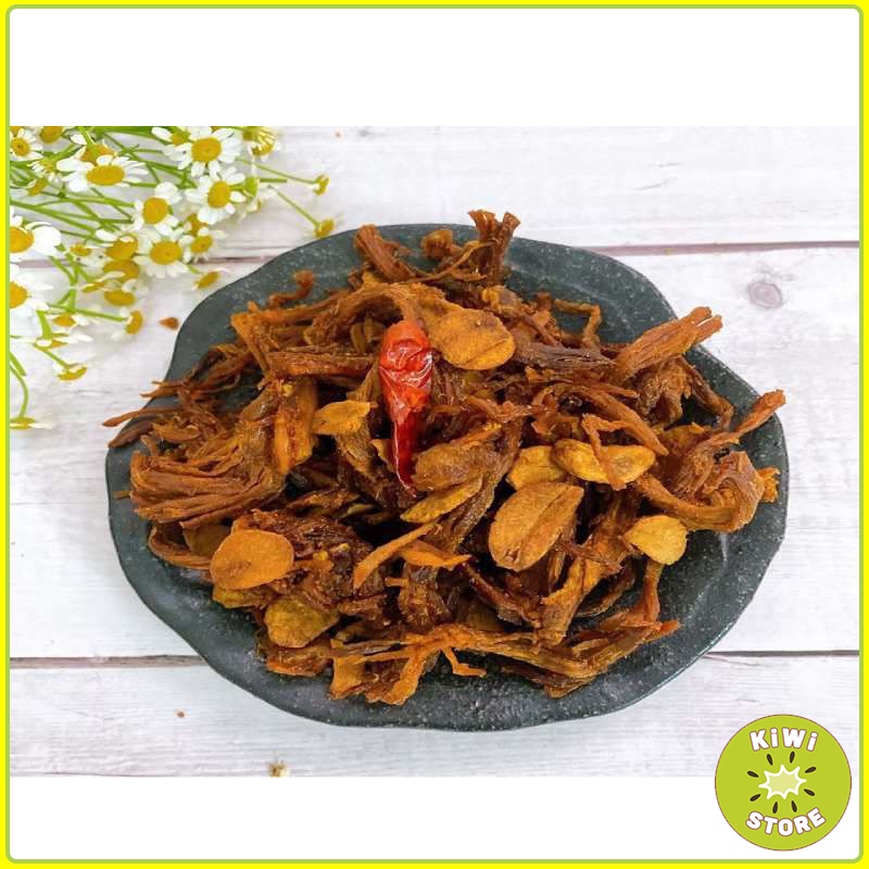 Khô lợn cháy tỏi Pichi thịt heo sấy loại ngon đậm vị 50g 100g ăn vặt Kiwi Store | BigBuy360 - bigbuy360.vn