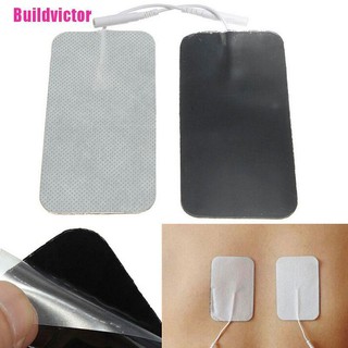 Set 2 Miếng Dán Điện Cỡ Lớn Có Thể Tái Sử Dụng Cho Máy Tens Ems