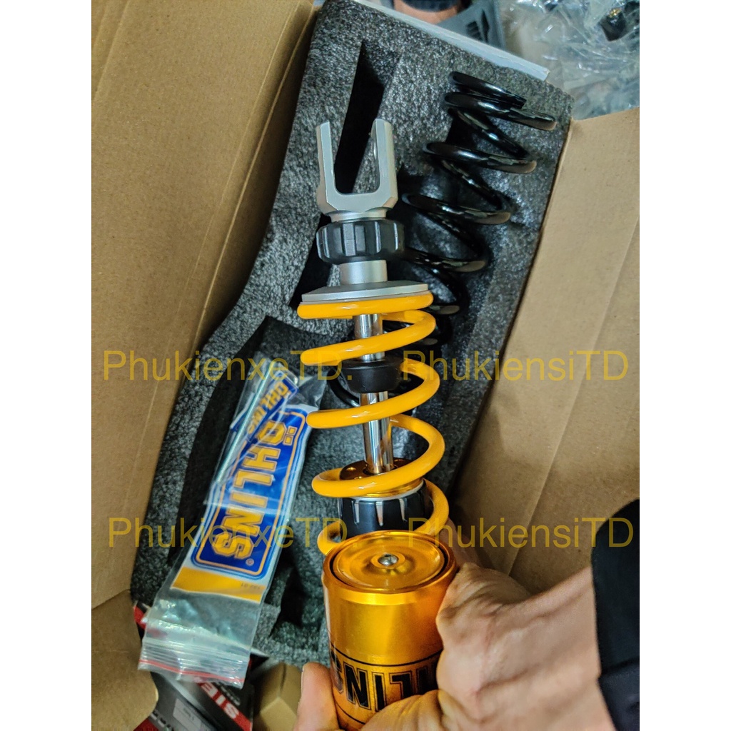 Phuộc OHLINS Vario 2 lò xo tặng kèm núm vặn bình dầu lắp cho VARIO ULTIMO MIO VISION mới LEAD mới GRANDE SH MODE LUVIAS