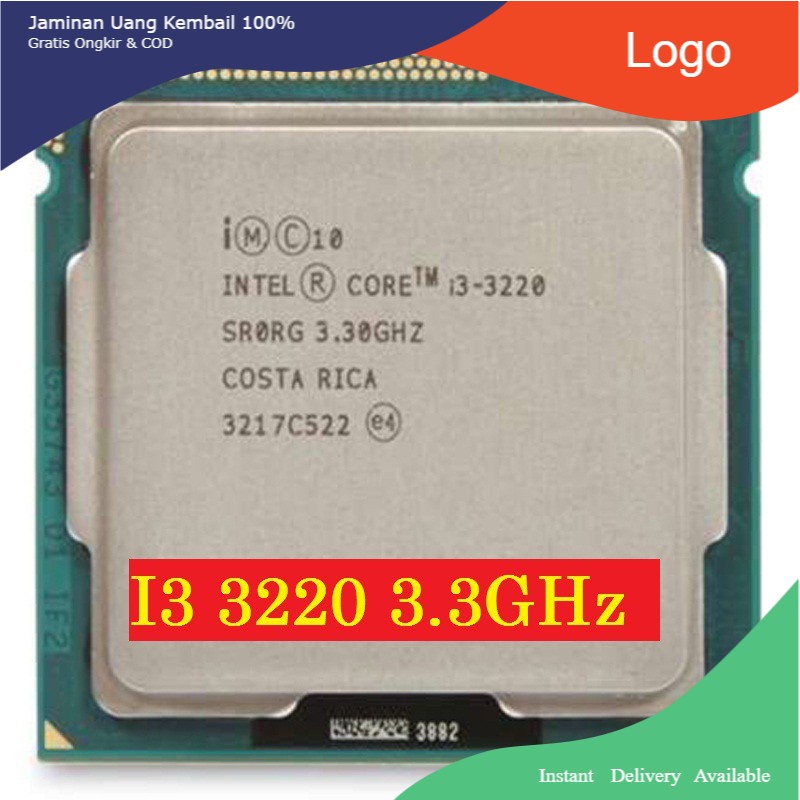 Intel Core i3-3220 3M Cache, 3.30 GHz CPU i3 3220 hàng cũ