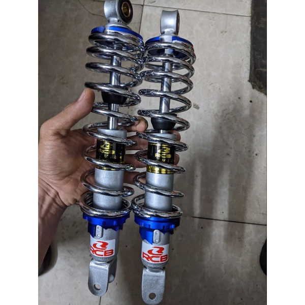 Phuộc RCB lò xo inox 32cm gắn AB  Airblade NOUVO 4 5 6 PCX NVX Impulse Dylan...