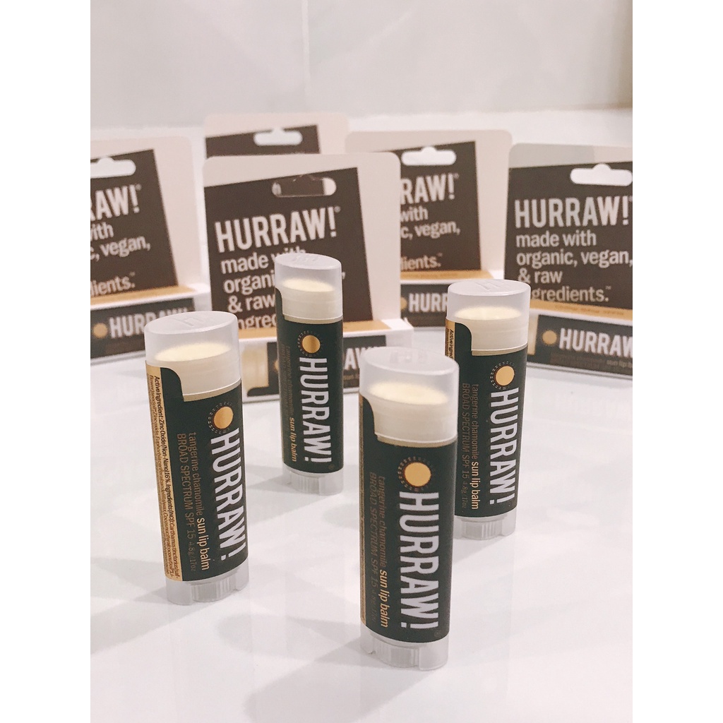 Son dưỡng môi  _Hurraw! Sun Lip Balm 4.8g/.17oz