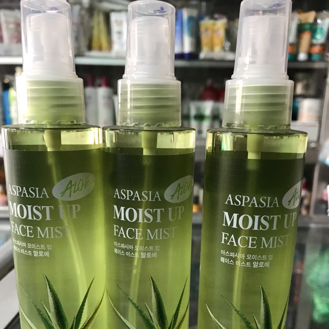 Xịt Khoáng Nha Đam Trắng Sáng Dịu Da Aspasia Moist Up Face Mist Aloe XKNDTSDD (150ml)