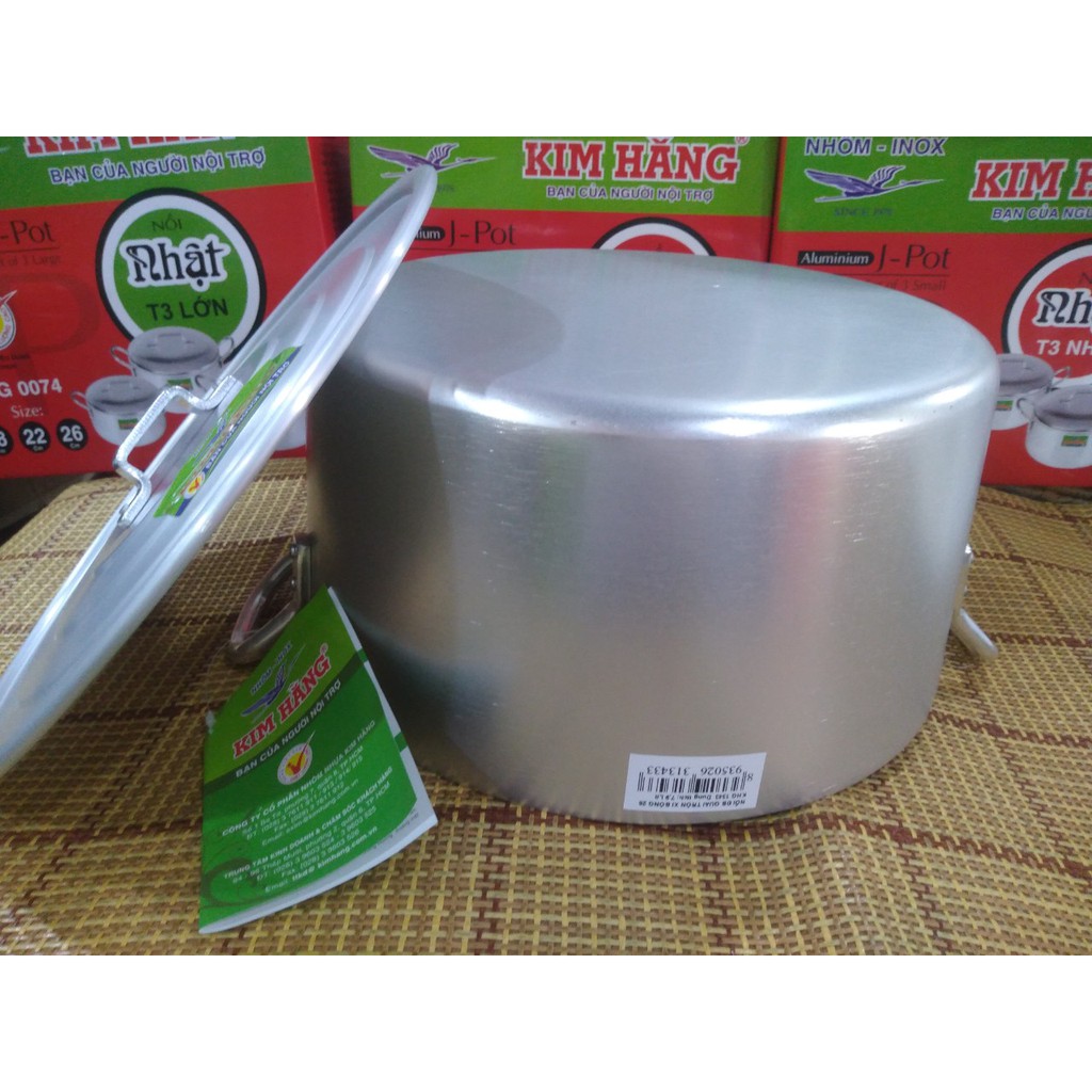 Nồi nhôm dày Kim Hằng 34, 36, 38, 40, 42cm