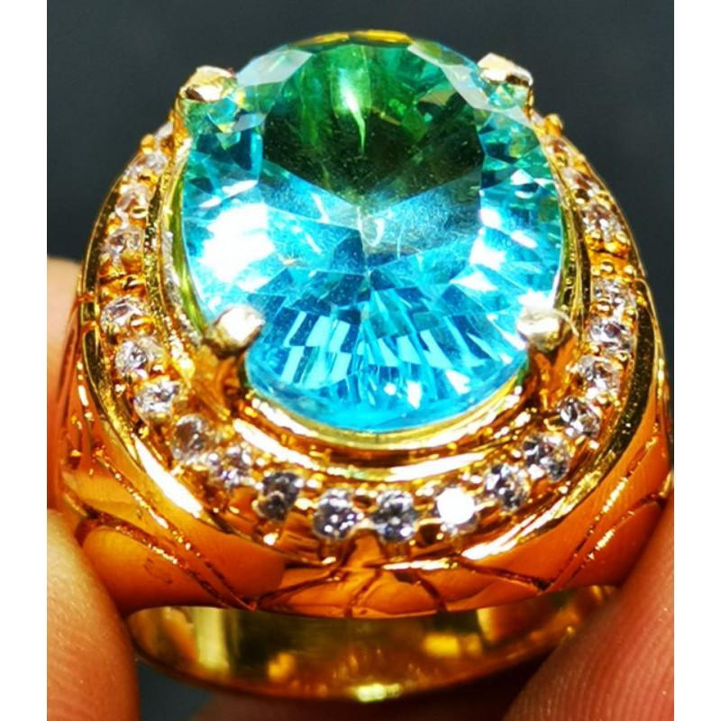 Đá Topaz Tự Nhiên Màu Xanh Dương