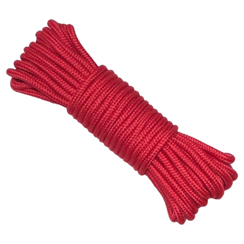 5->20 mét - dây dù tròn 5mm có lõi rất chắc chắn làm vòng paracord , căng lều, dây phơi