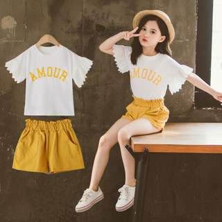 [SẴN, SHIP 24H] Đồ bộ mặc nhà mùa hè cho bé gái lớn 10 tuổi (3 - 12 tuổi)  ☑️ quần áo bé gái size đại 25kg, 30kg, 35kg