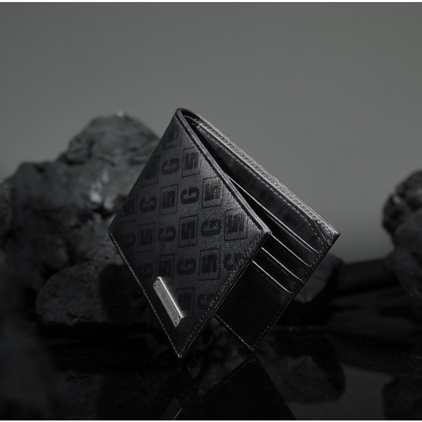 Ví Da Nam Gập Đôi SAIGON SWAGGER® Da Thật Cao Cấp Eclipse Bi - Fold Wallet