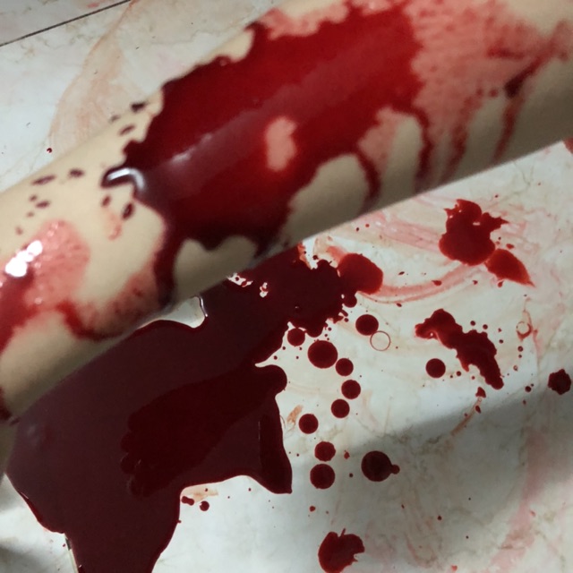 Máu đỏ hoá trang HALLOWEEN - Máu gia đỏ thẩm / đỏ tươi - Máu HALLOWEEN đặc / lỏng hoá trang vết thương- Xốp bọt biển | BigBuy360 - bigbuy360.vn