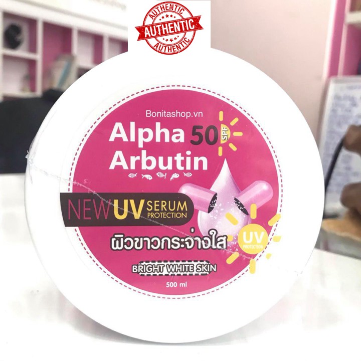 [Mã chiết khấu giảm giá mỹ phẩm chính hãng] Gel Dưỡng Trắng Body Alpha Arbutin Uv Bright White