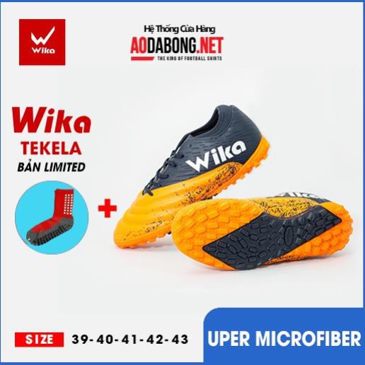 Giầy đá bóng chính hãng Wika Takela sân cỏ nhân tạo đinh TF bền đẹp. Tặng tất