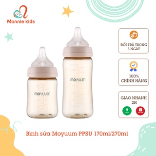 Bình sữa cho bé Moyuum PPSU 170ml - 270ml bình sữa chịu nhiệt cao cấp