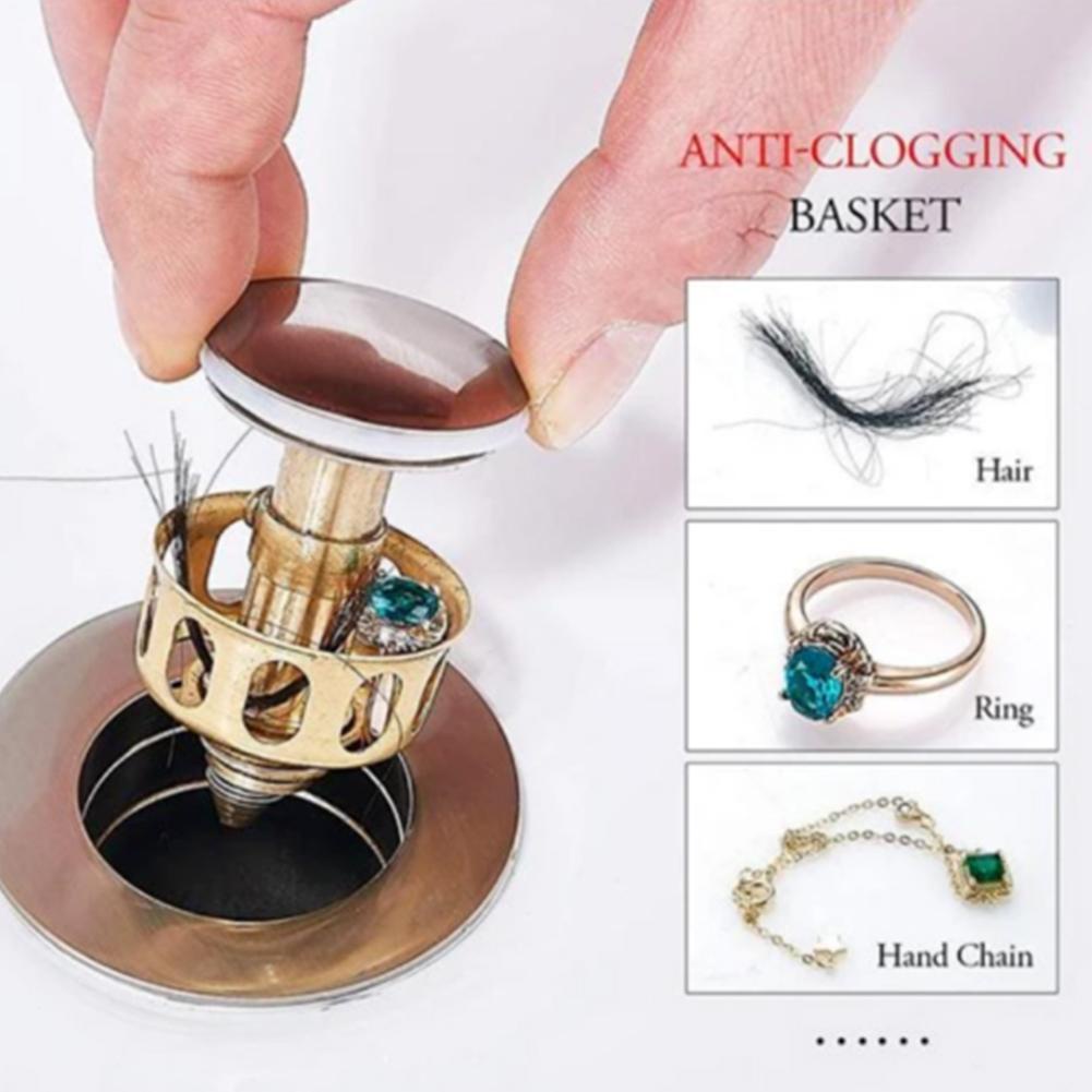 Nắp Chặn Lỗ Thoát Nước Bồn Rửa Mặt Sang Trọng S8I9 B9C6 R4A1