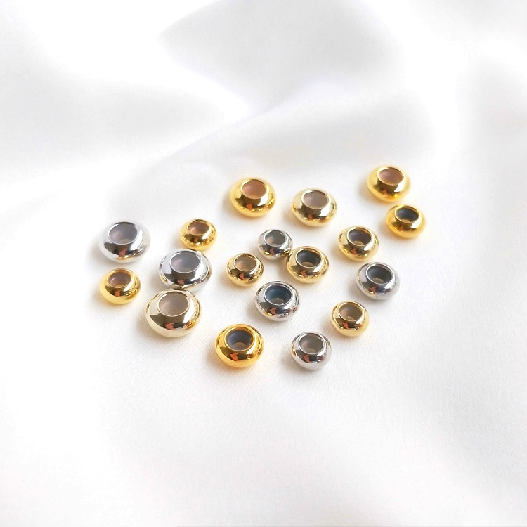 Hạt Silicon 18K Màu Vàng 18K Phụ Kiện Làm Trang Sức diy