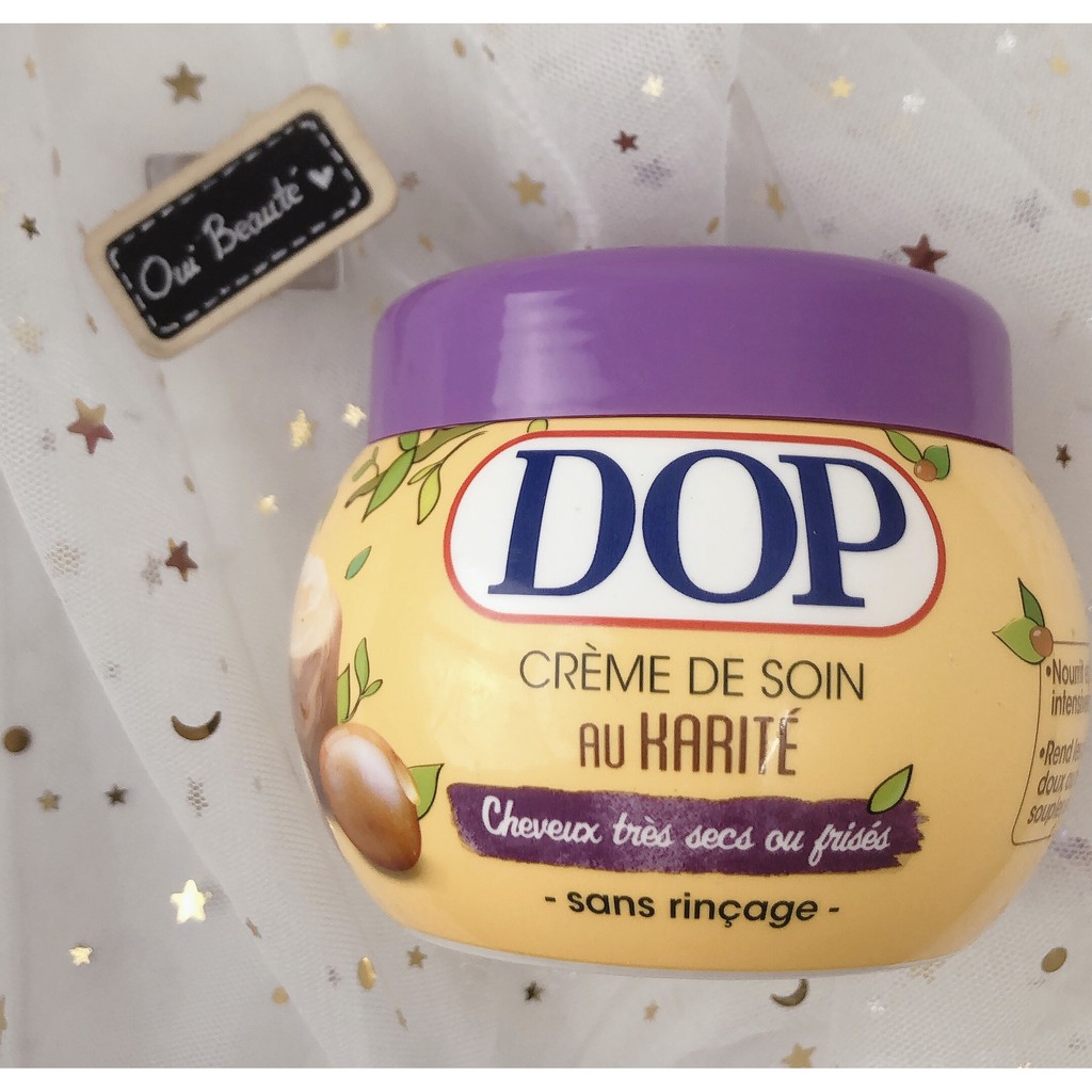 Kem ủ tóc Dop Crème De Soin Au Karité, Kem hấp tóc bơ hạt mỡ 300ml Ouibeaute