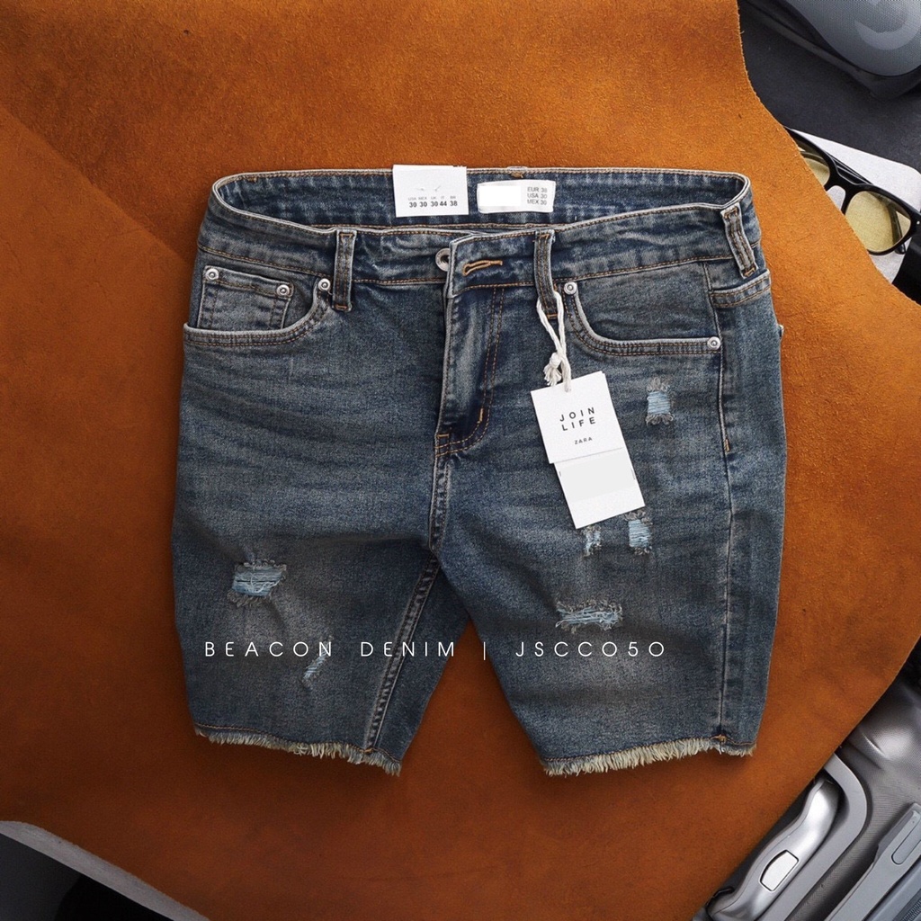 Beacon Denim - BST Quần jean short nam cao cấp không lai mã 048,049,050,051