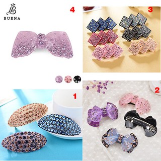 kẹp tóc nhựa đá pha lê cao cấp - ct157